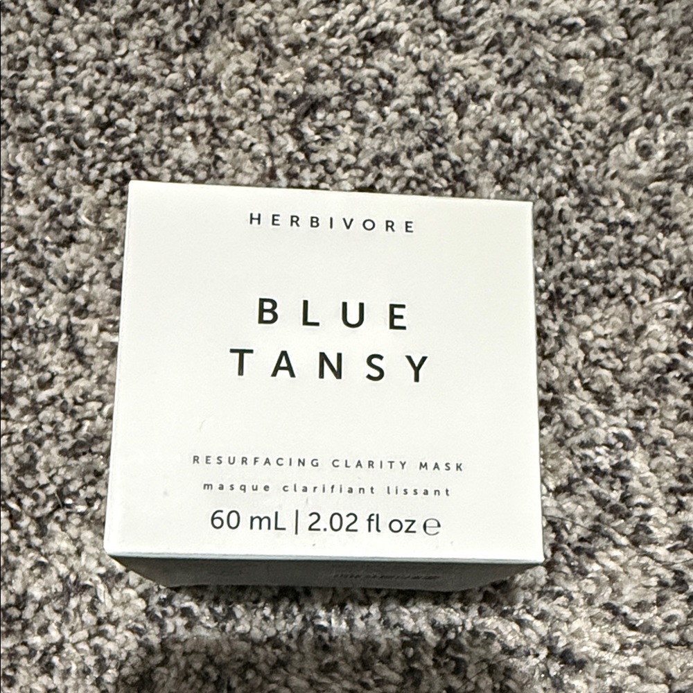 Herbivore Botanicals Blue Tansy Mask - White